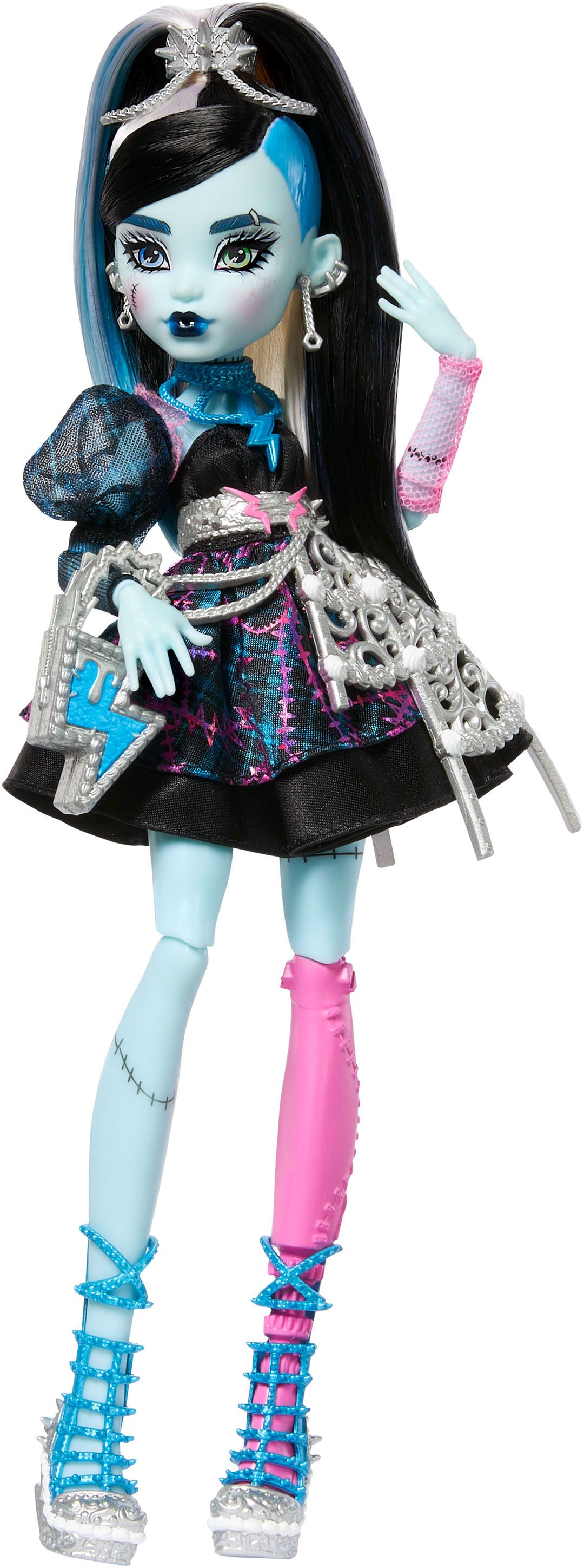 Monster High Scary Sweet Birthday Frankie Stein-Puppe im Partykleid mit Ballon und Geschenk Monster, High, Scary, Sweet, Birthday, Frankie, Stein-Puppe, im, Partykleid, mit, Ballon, und, Geschenk