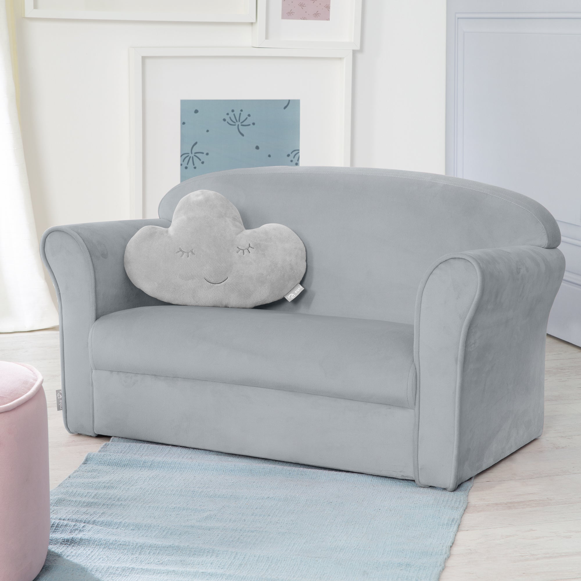 Roba 450111GA Kindersofa grau – Spielmöbel - Produktbild 6