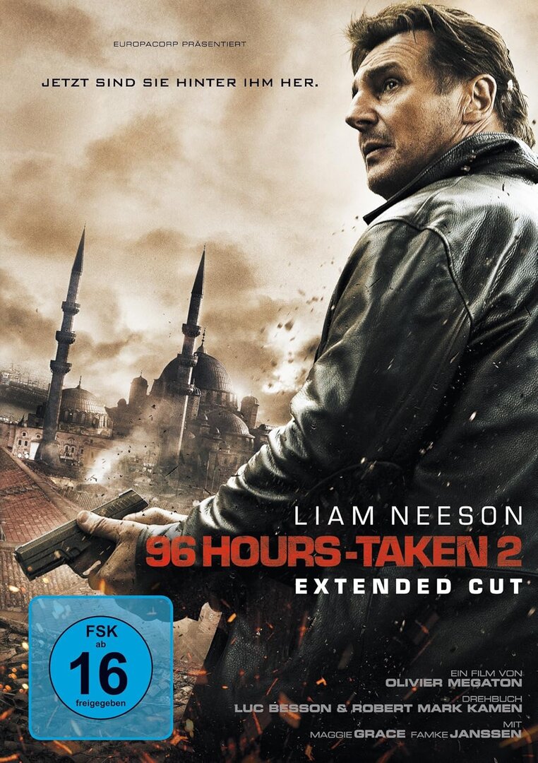 Film_96_Hours_-_Taken_2_Most_Wanted_Movies, Werbung, Plakat, Erwachsener, Mann, Person