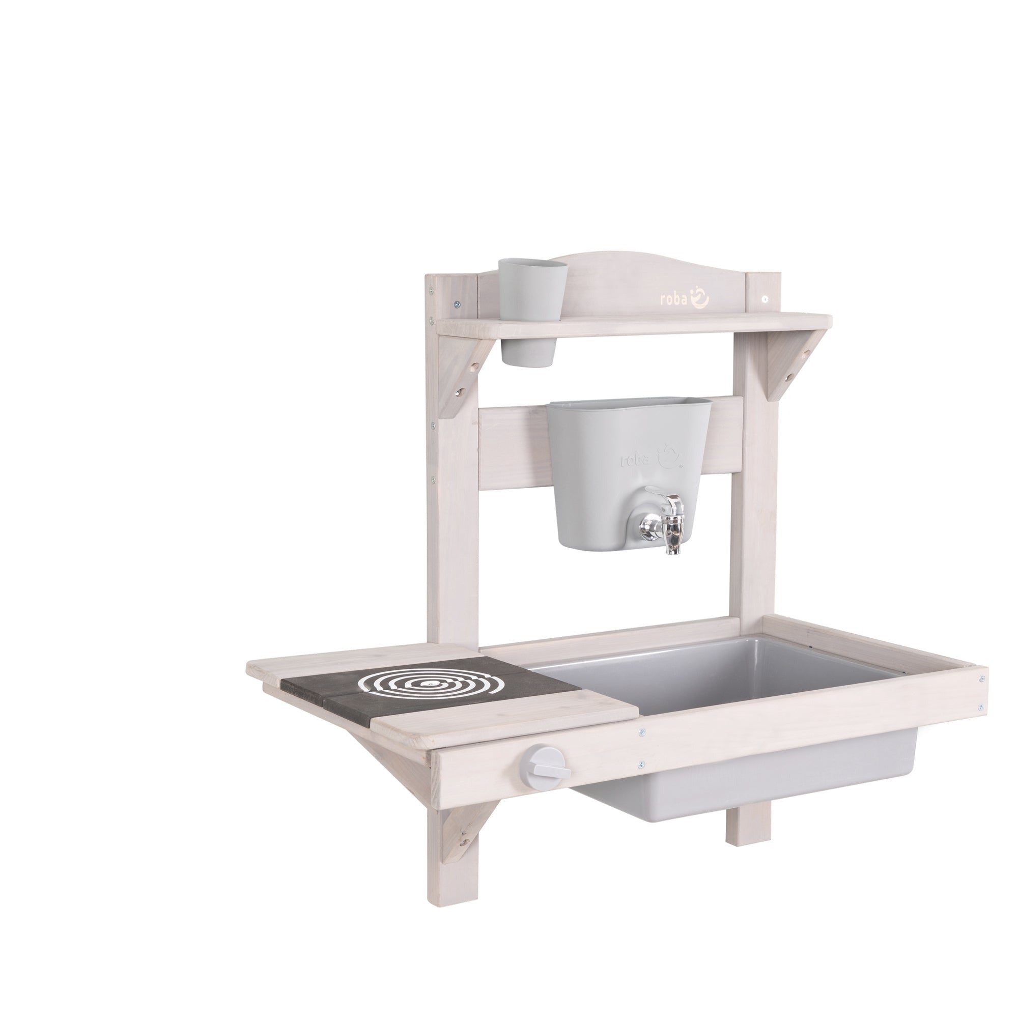 Roba 457001GAZU Spiel- Matschküche zum Hängen grau – Outdoor FSC - Produktbild 4