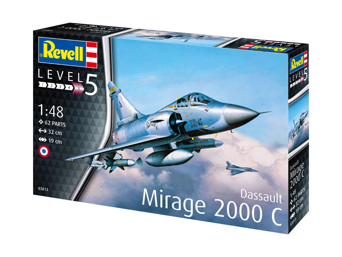 Revell 03813 Dassault Mirage 2000C Flugzeuge 1:48 Revell, 03813, Dassault, Mirage, 2000C, Flugzeuge, 1:48, Flugzeug, Jet, Kampfflugzeug, Bomber
