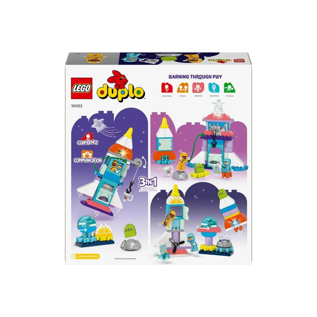 LEGO® DUPLO® 3-In-1-Spaceshuttle Für Viele Abenteuer 10422