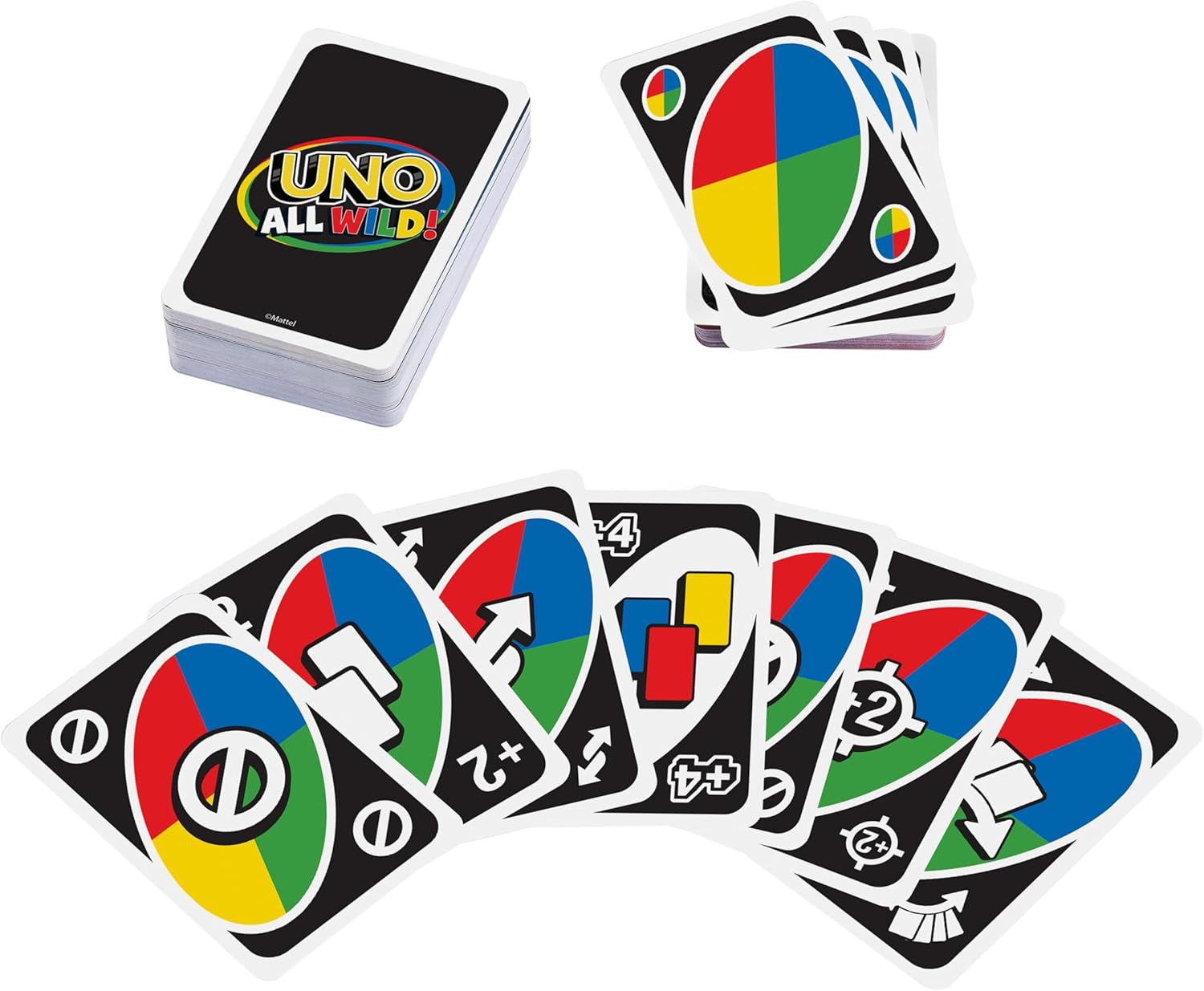 UNO All Wild - Das wilde Kartenspiel ohne Regeln (Mattel HHL33)