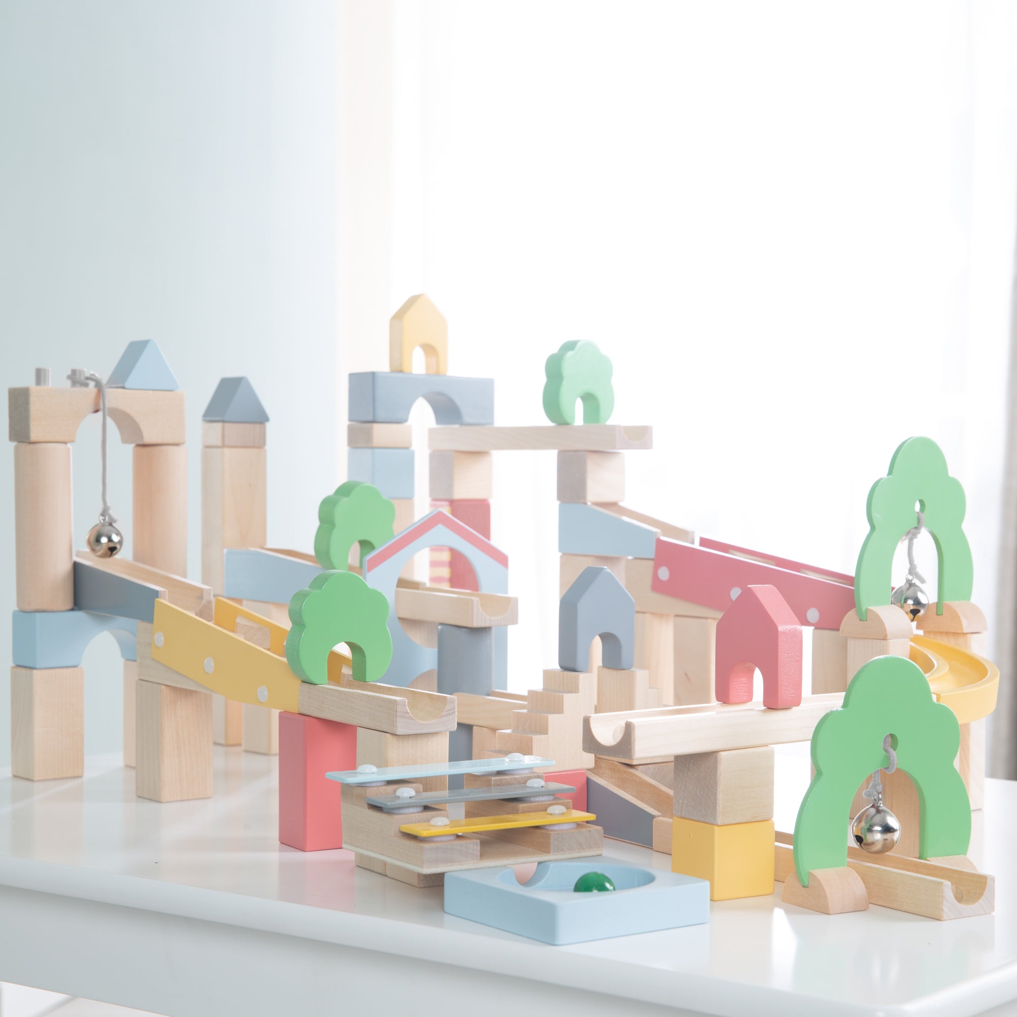 Roba 69645 Kugelbahn 80-teilig bunt – Motorik & Lernen - Produktbild 2