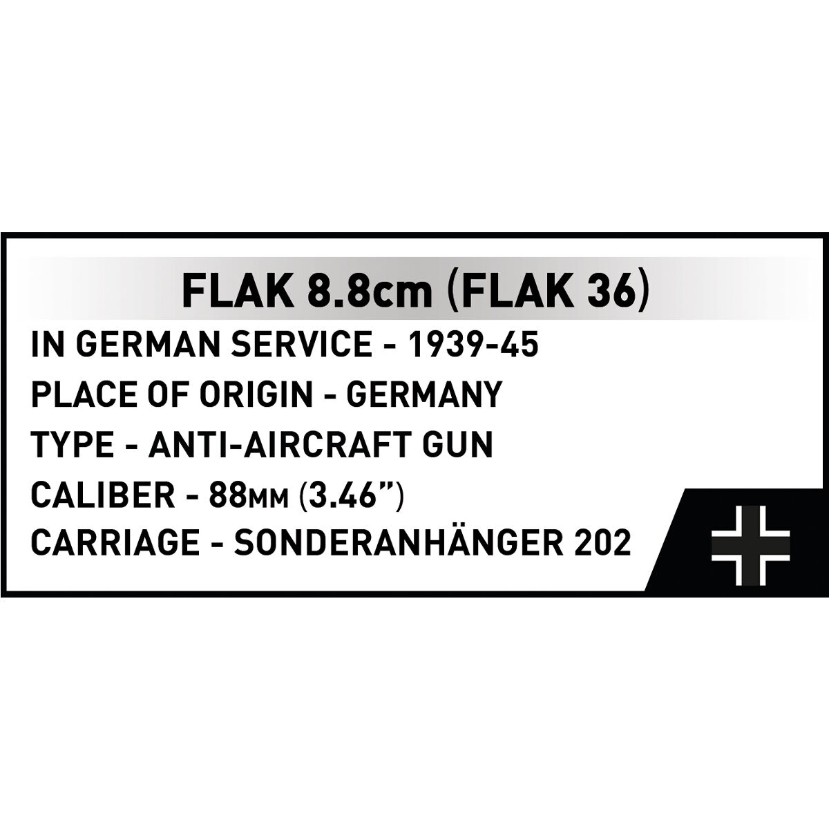 COBI 3143 - SD.KFZ.8 UND 8.8 CM FLAK 36 - Bild 14