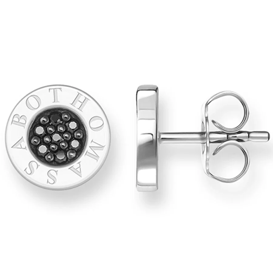 Thomas Sabo Ohrstecker Silber Schwarz SCH150024 Thomas, Sabo, Ohrstecker, Silber, Schwarz, SCH150024