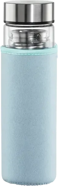 Xavax_181598_Glas-Trinkflasche_mit_Sieb,_450_ml