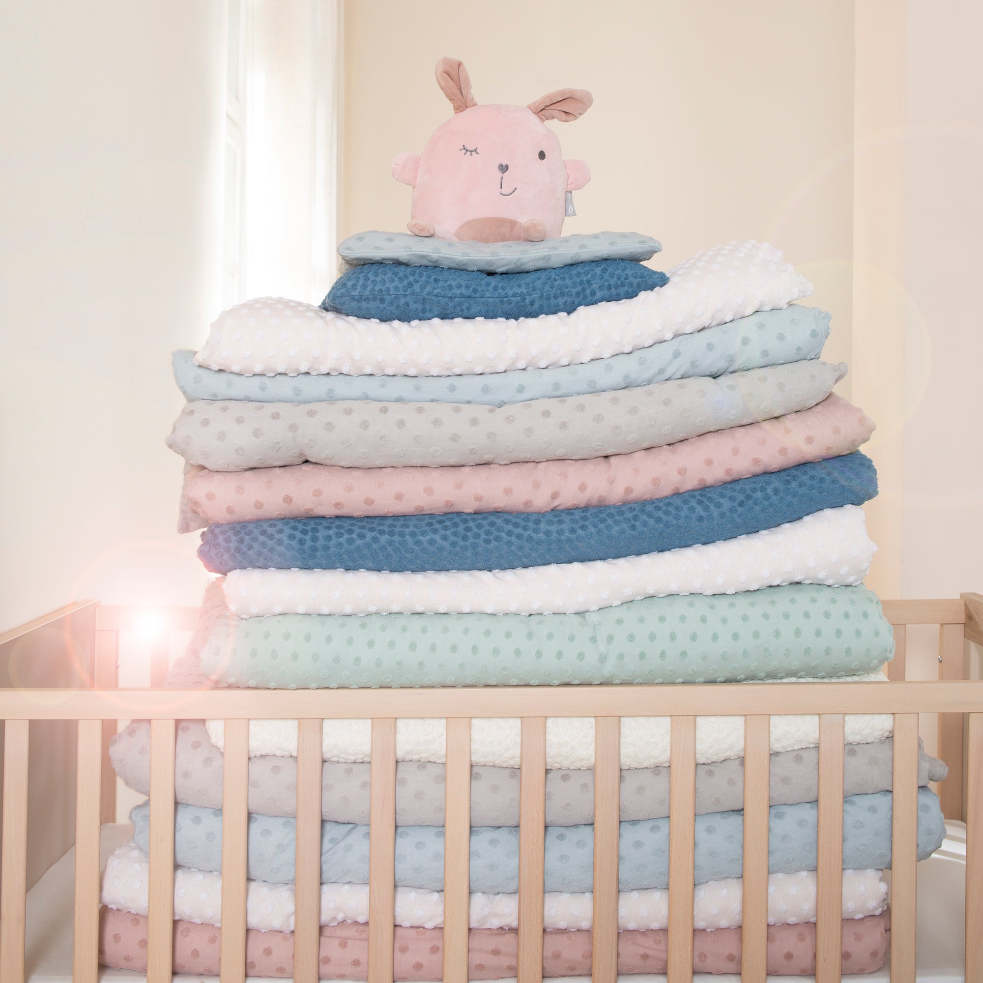 Roba 306111G284 Babydecke frosty almond beige – Heim Textilien - Produktbild 5