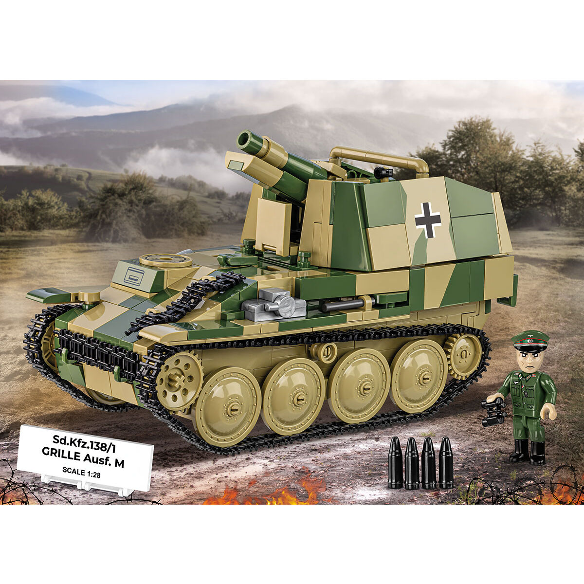 COBI 2665 - SD.KFZ. 138/1 GRILLE AUSF. M - Bild 5