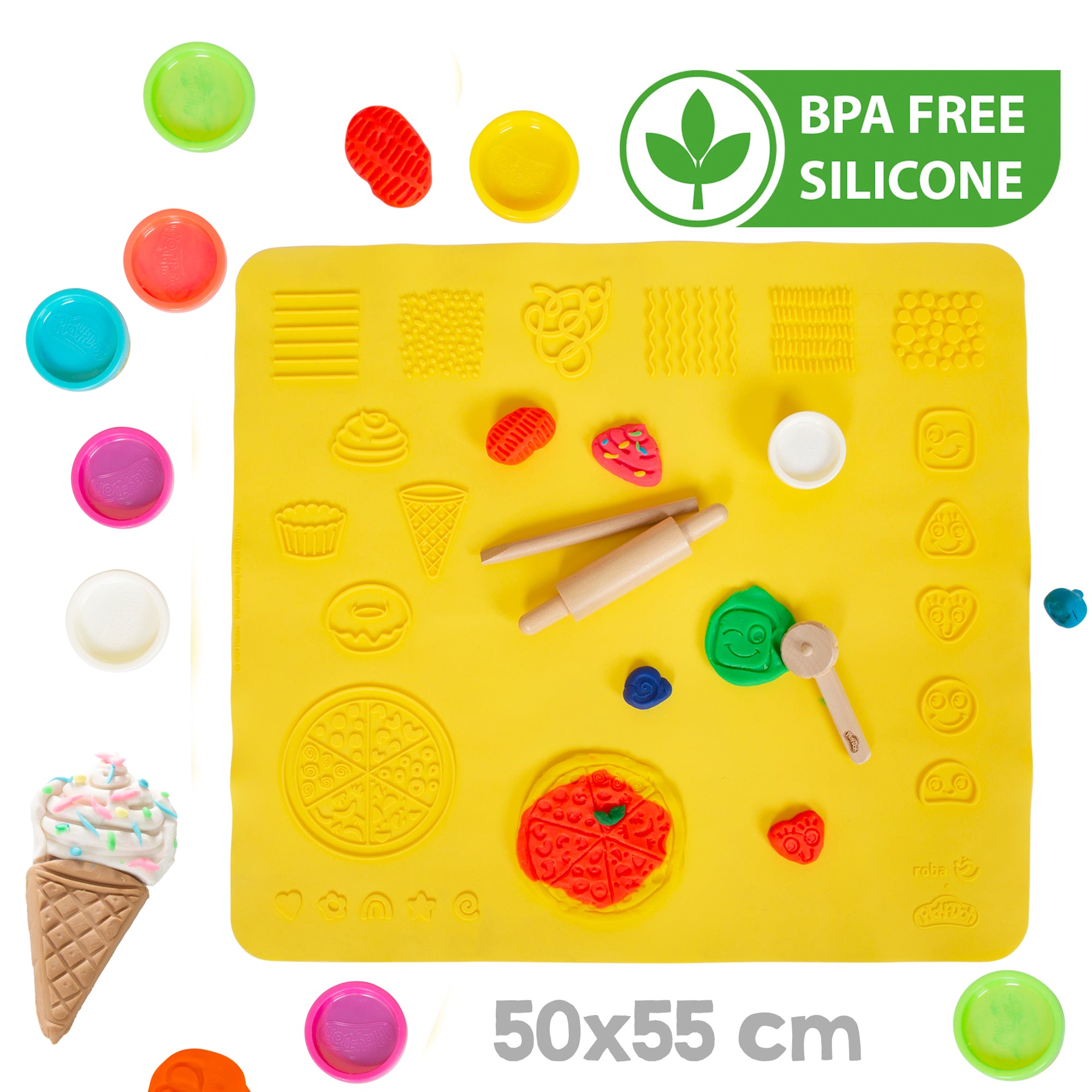 Roba 450016PD1ZU Sitzgruppen-Set roba x Play-Doh weiß – Spielmöbel - Produktbild 11