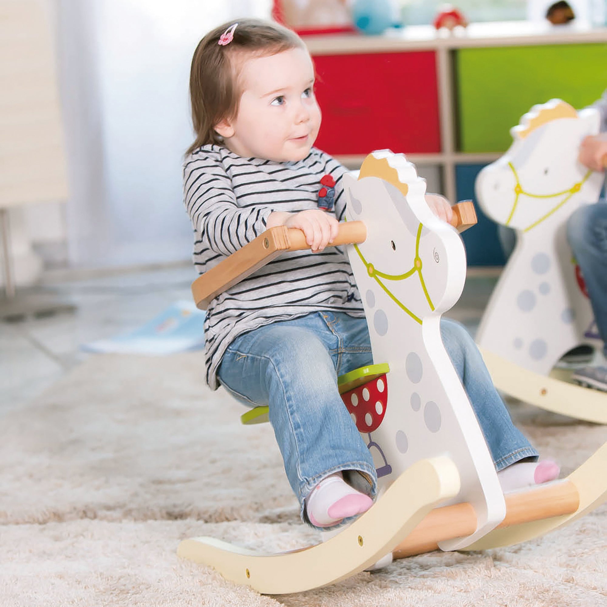 Roba 69024 Schaukelpferd weiß – Spielen & Spaß - Produktbild 8