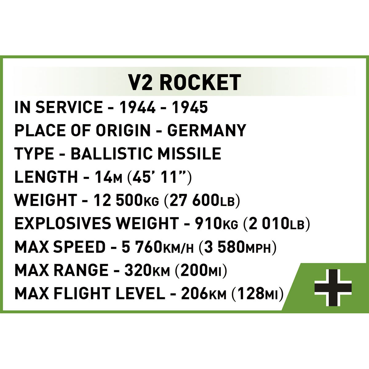 COBI 3121 - V2 ROCKET Vergeltungswaffee-2) - Bild 11