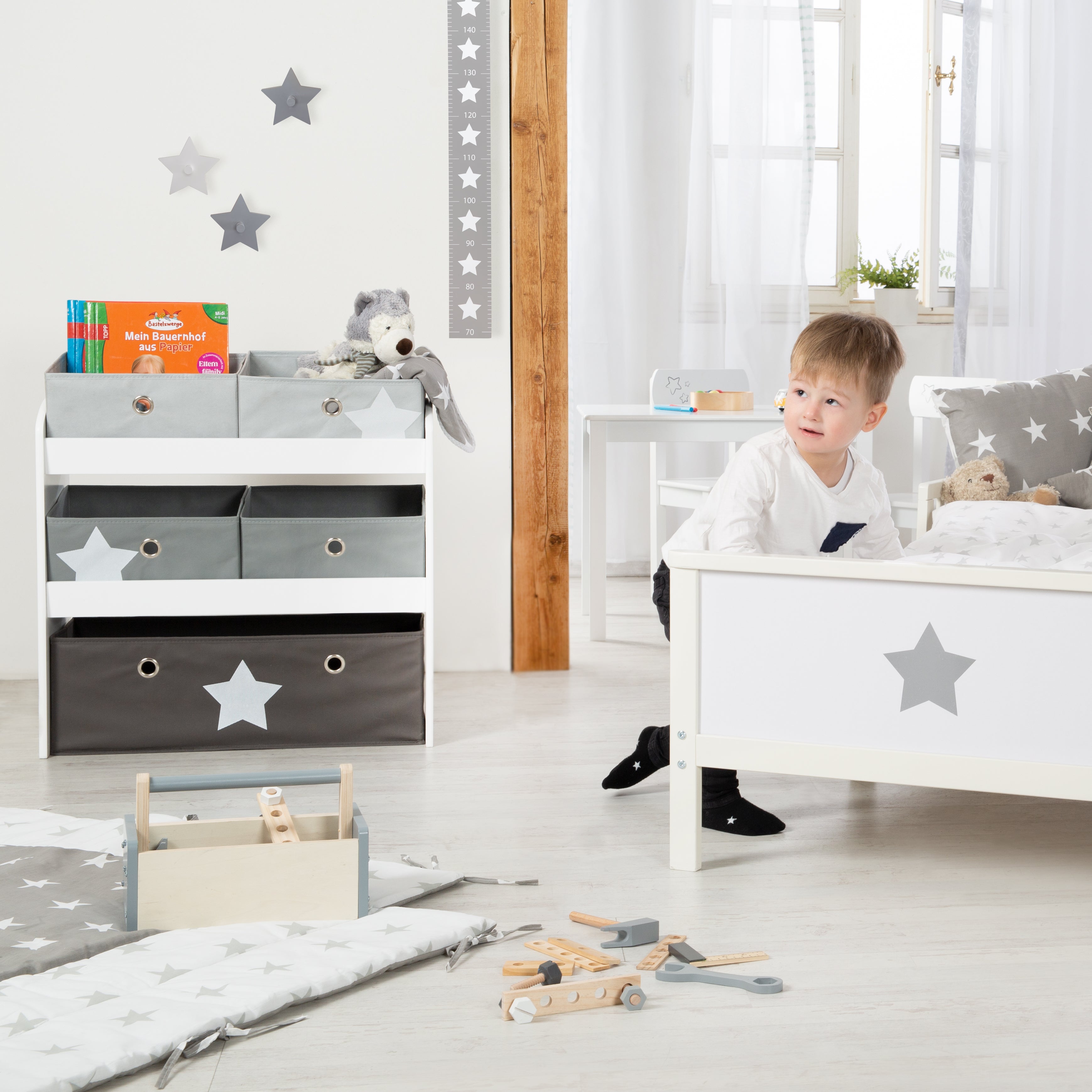 Roba 450159D221 Spielregal Stars grau – Spielmöbel - Produktbild 7
