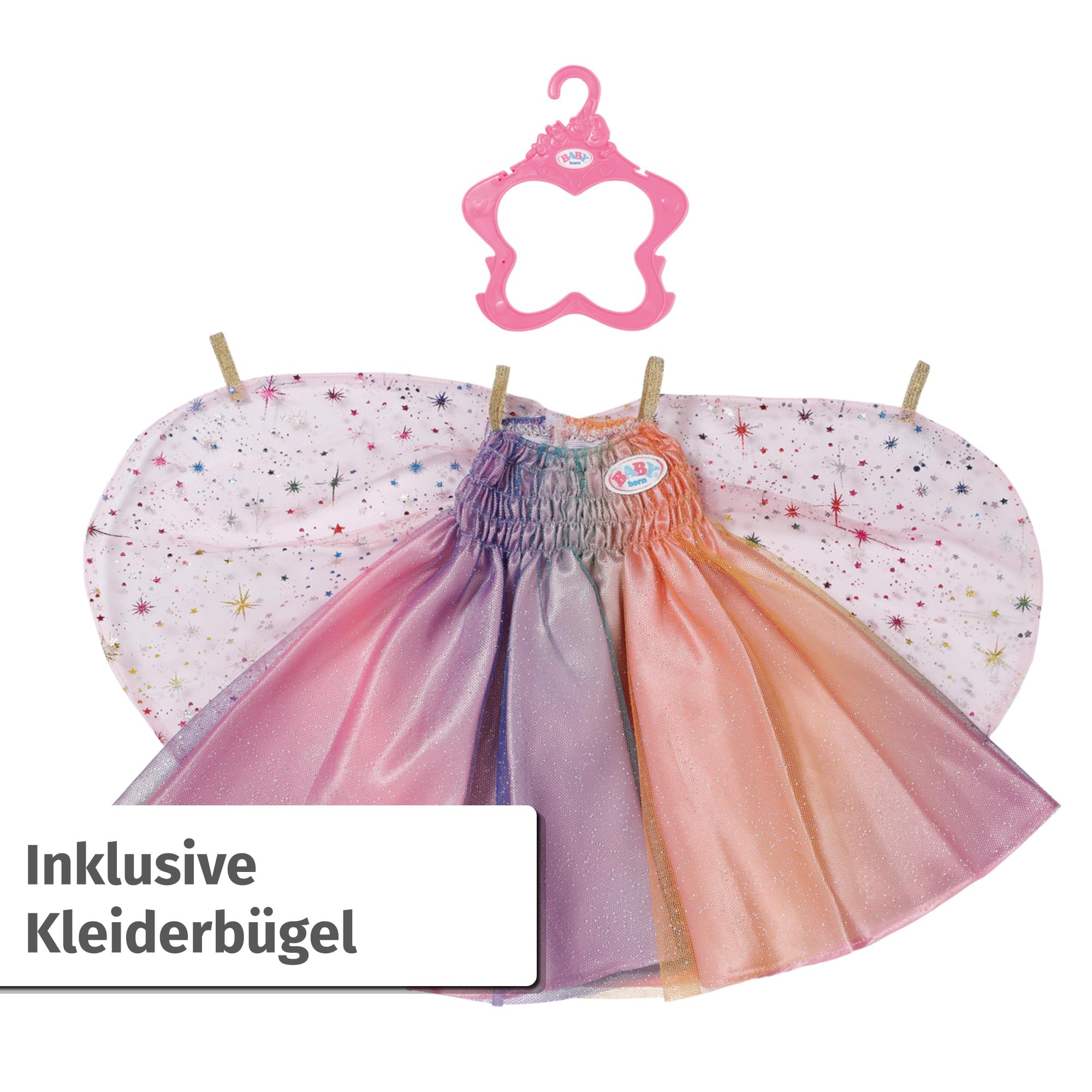 BABY born® Regenbogen Kleid 43cm