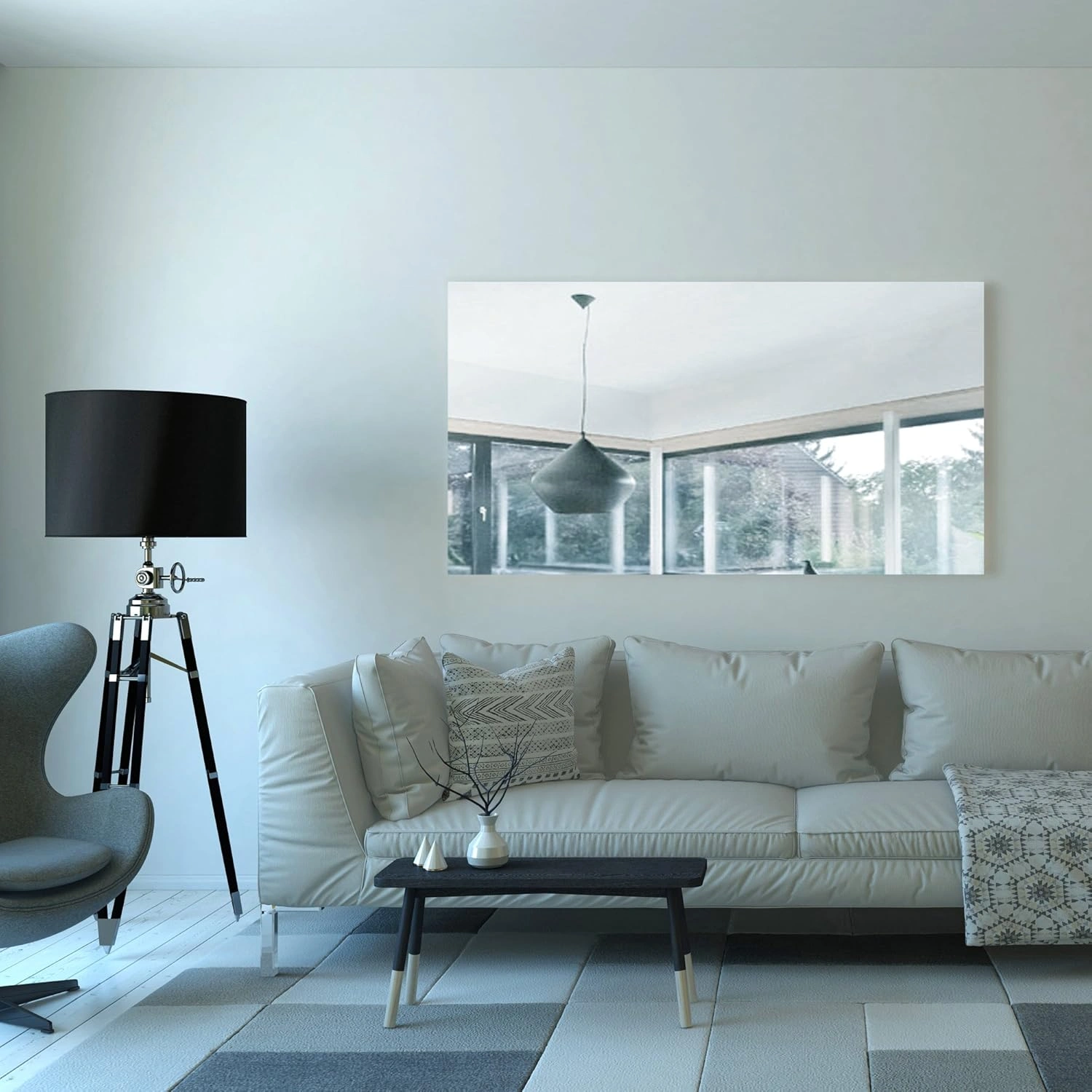 VIESTA® H700SP Infrarotheizung Spiegel Wandheizung 700 W – 2-in-1 Spiegelheizung mit Infrarotwärme