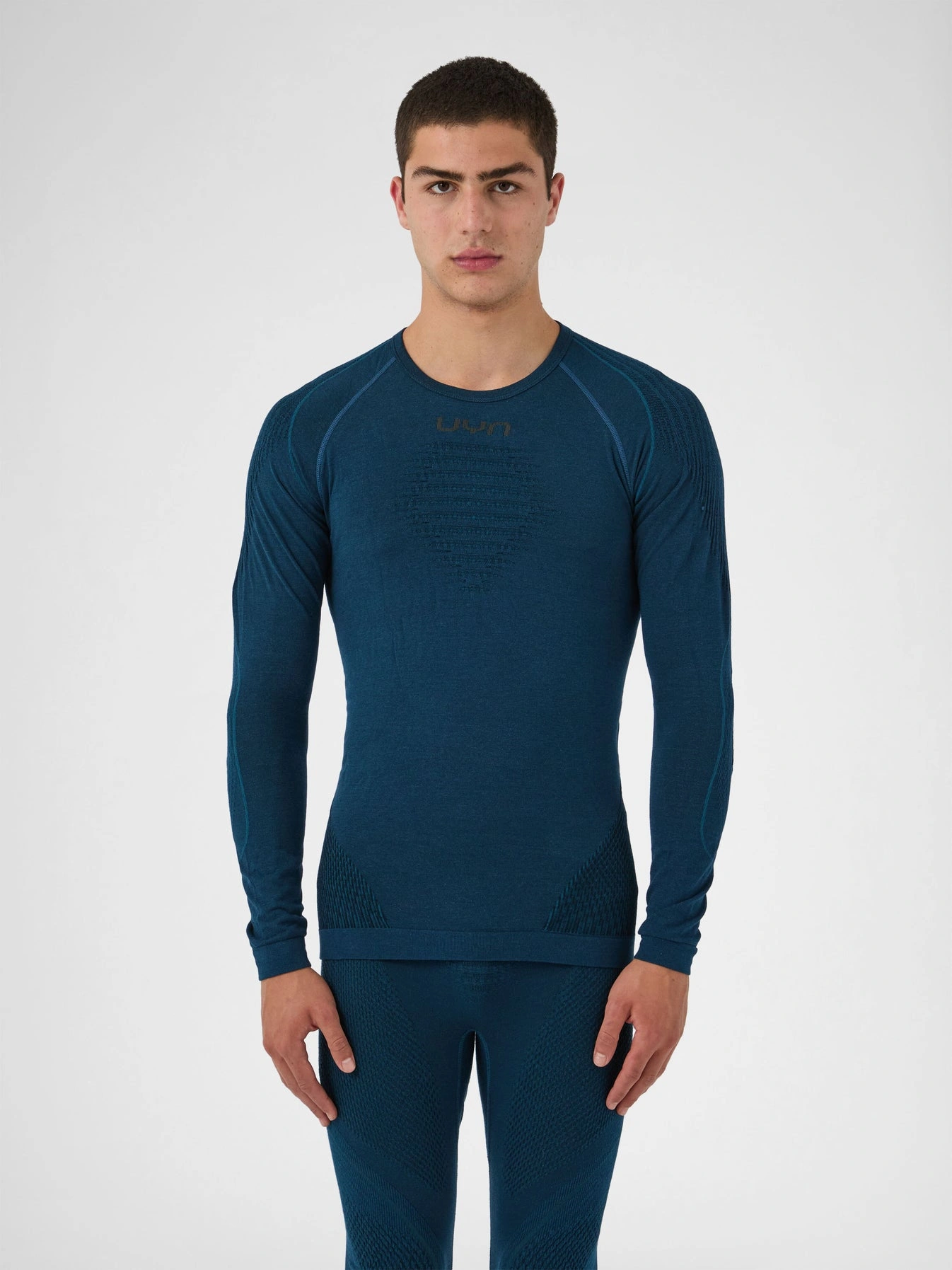UYN Herren Evolutyon Biotech Underwear Shirt Long Sleeve U100414K662 - Blau Poseidon GR. L/XL