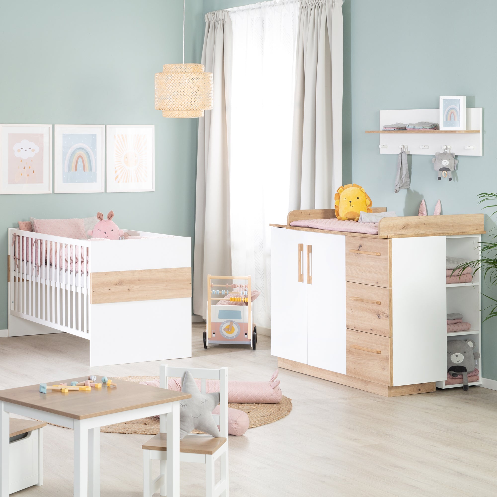 Roba 1731848 Wickelkommode breit Lion weiß - Produktbild 7