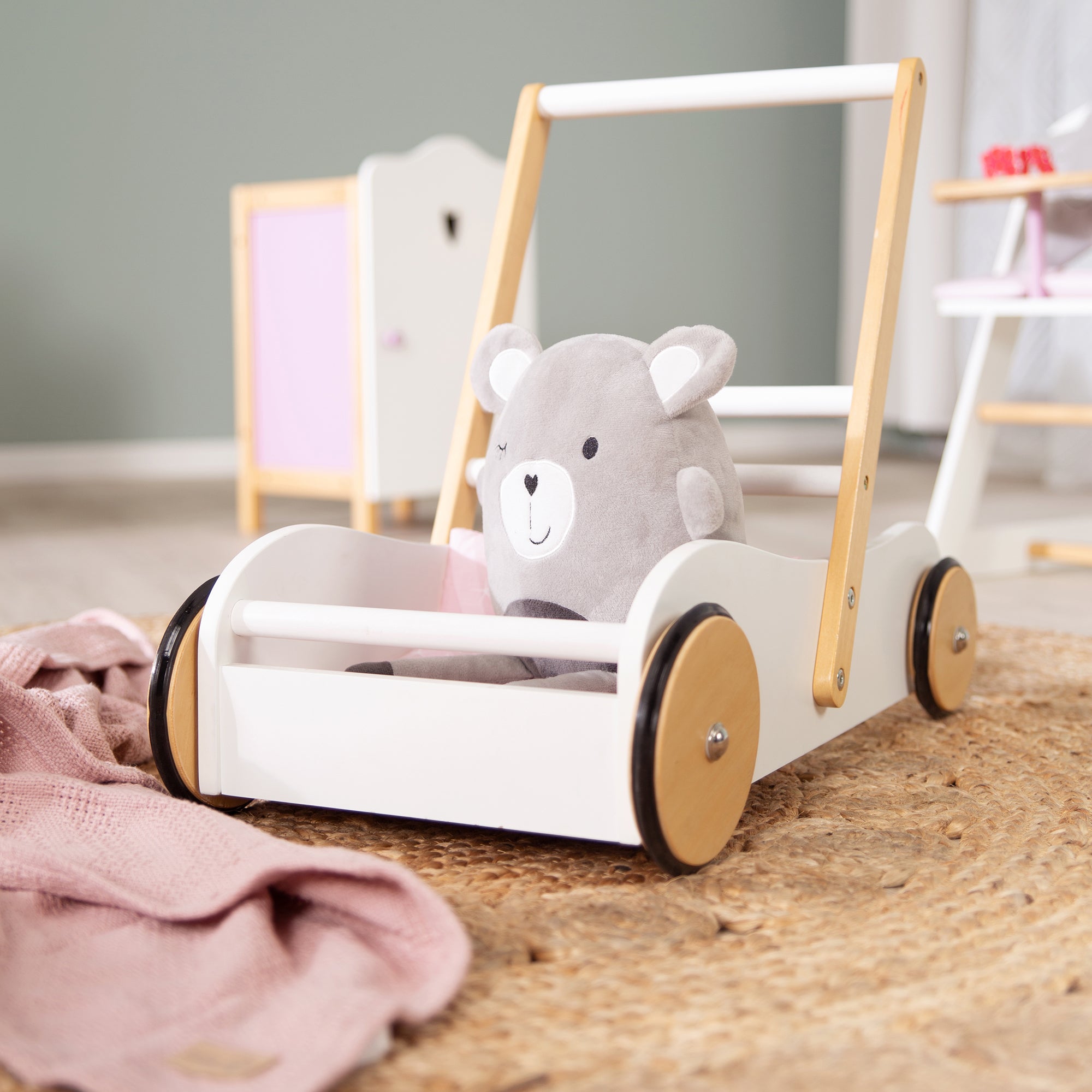 Roba 490032984 Puppenwagen Scarlett weiß – Puppenmöbel & Häuser - Produktbild 3