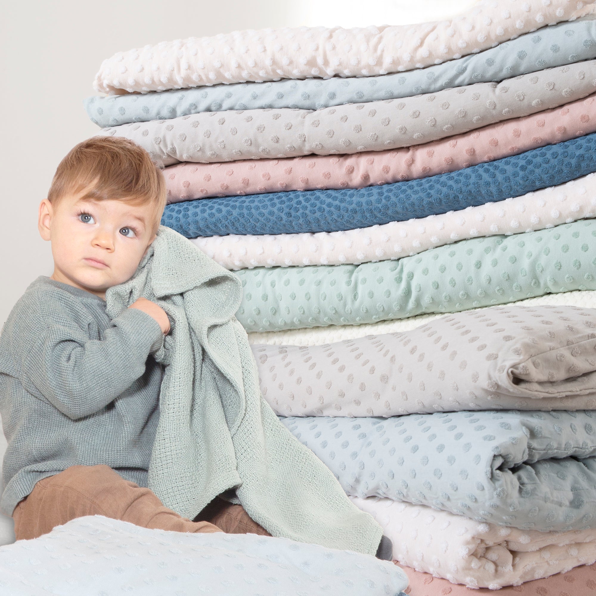 Roba 306111G284 Babydecke frosty almond beige – Heim Textilien - Produktbild 3