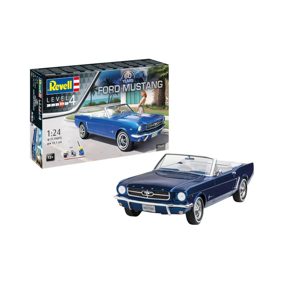 Revell 05647 1:24 Geschenkset 60th Anniversary of Ford Mustang Revell, 05647, 1:24, Geschenkset, 60th, Anniversary, of, Ford, Mustang