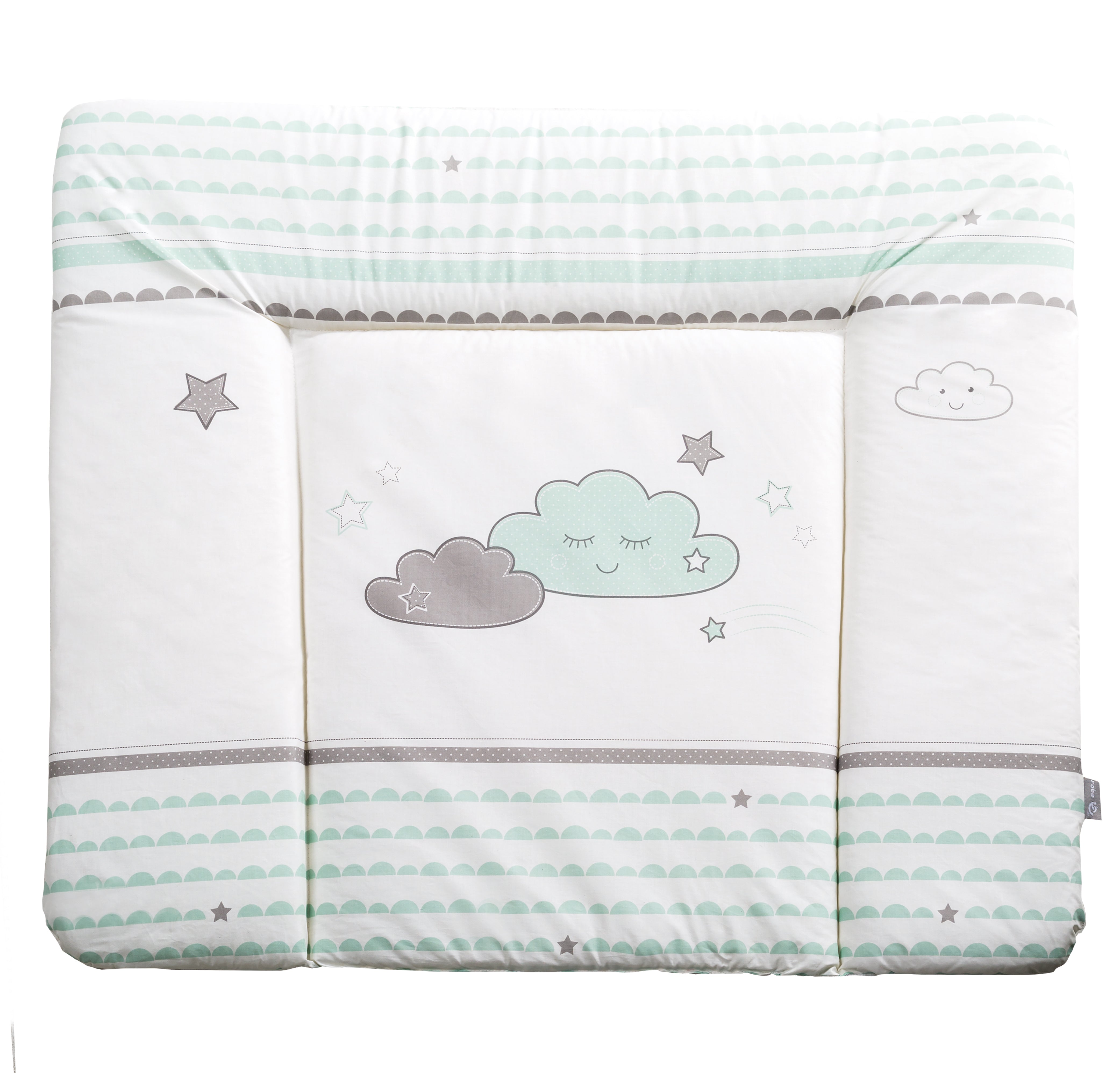 Roba 308017S199 Wickelauflage soft Happy Cloud mint – Wickelauflagen - mint - Wickelauflagen - Produktbild 1