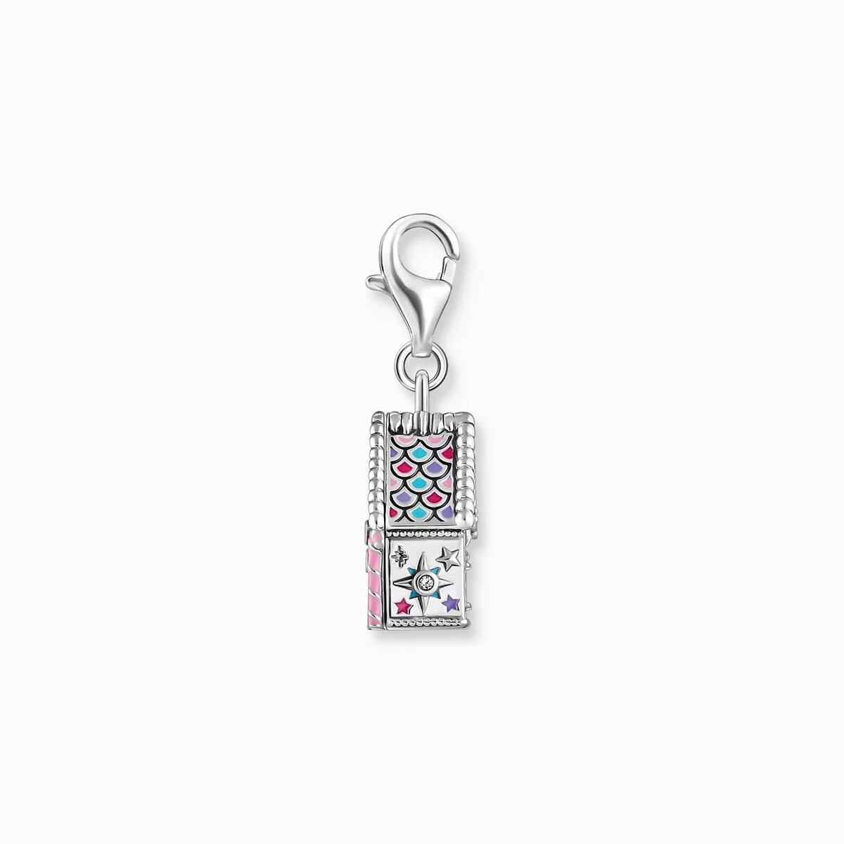 Thomas Sabo Anhänger Charm-Club Mit Haus Bunt Silber 2058-340-7