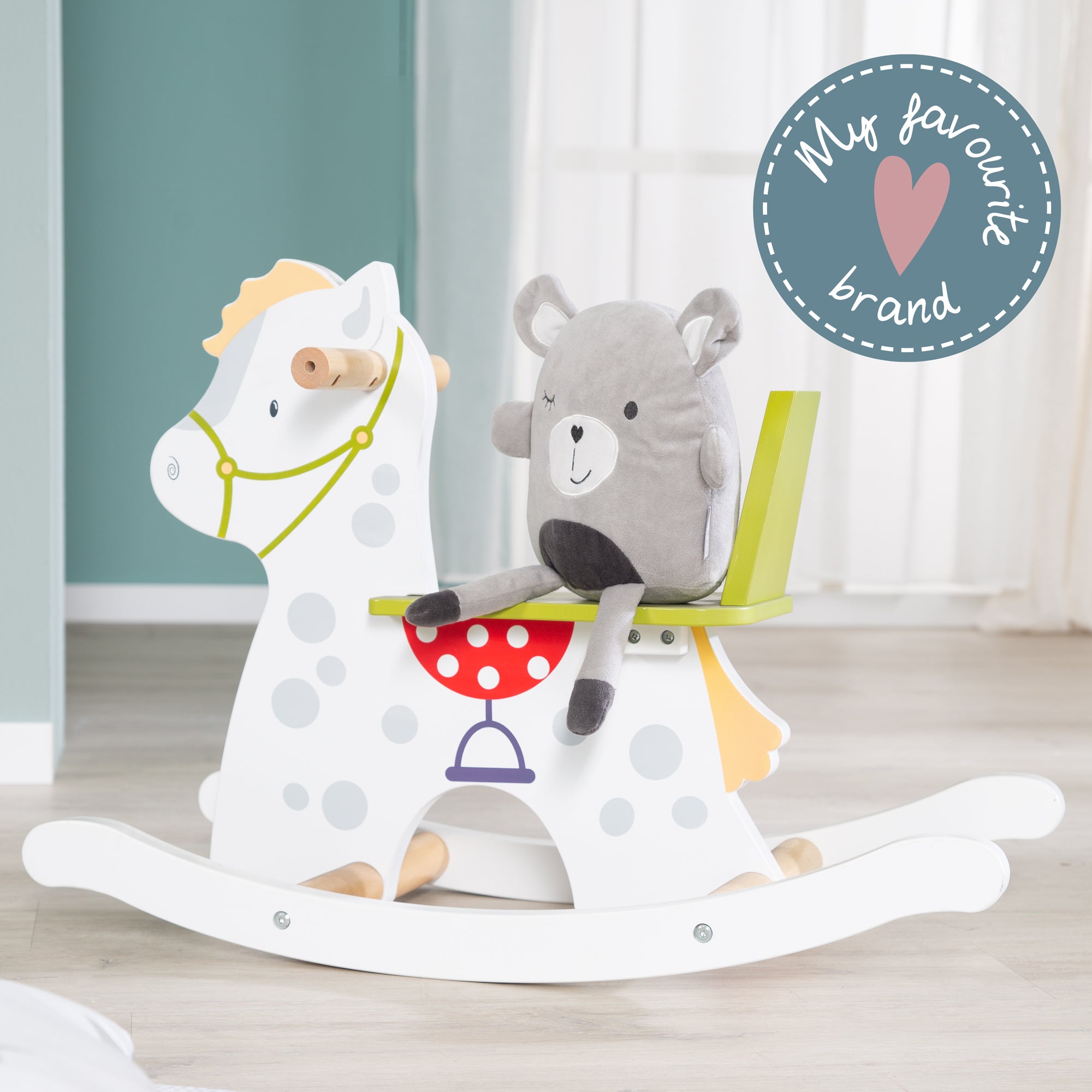 Roba 69024 Schaukelpferd weiß – Spielen & Spaß - Produktbild 10
