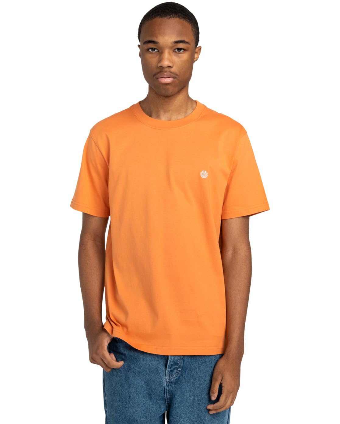Element Icon Embroidery – T-Shirt für Männer, Orange GR. L