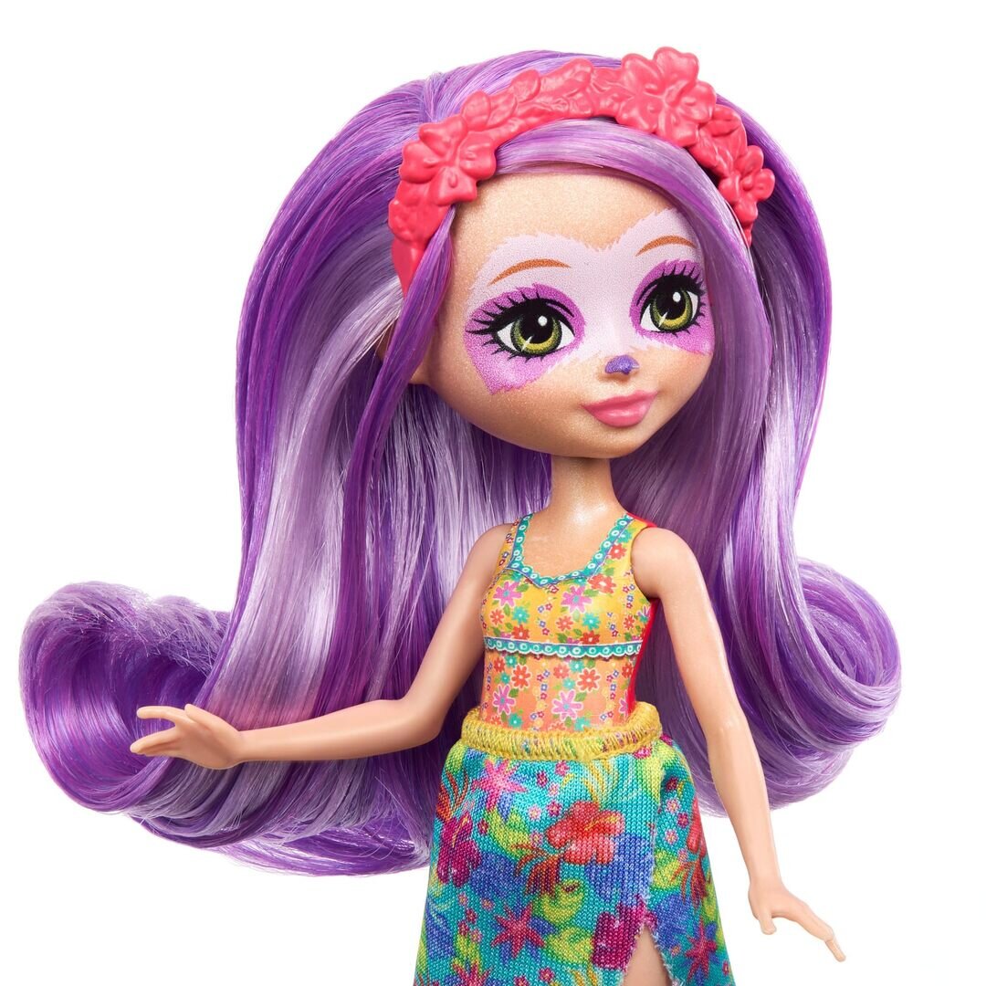 Mattel Enchantimals Sunshine Beach Sabindra Sloth Puppe - HRX82