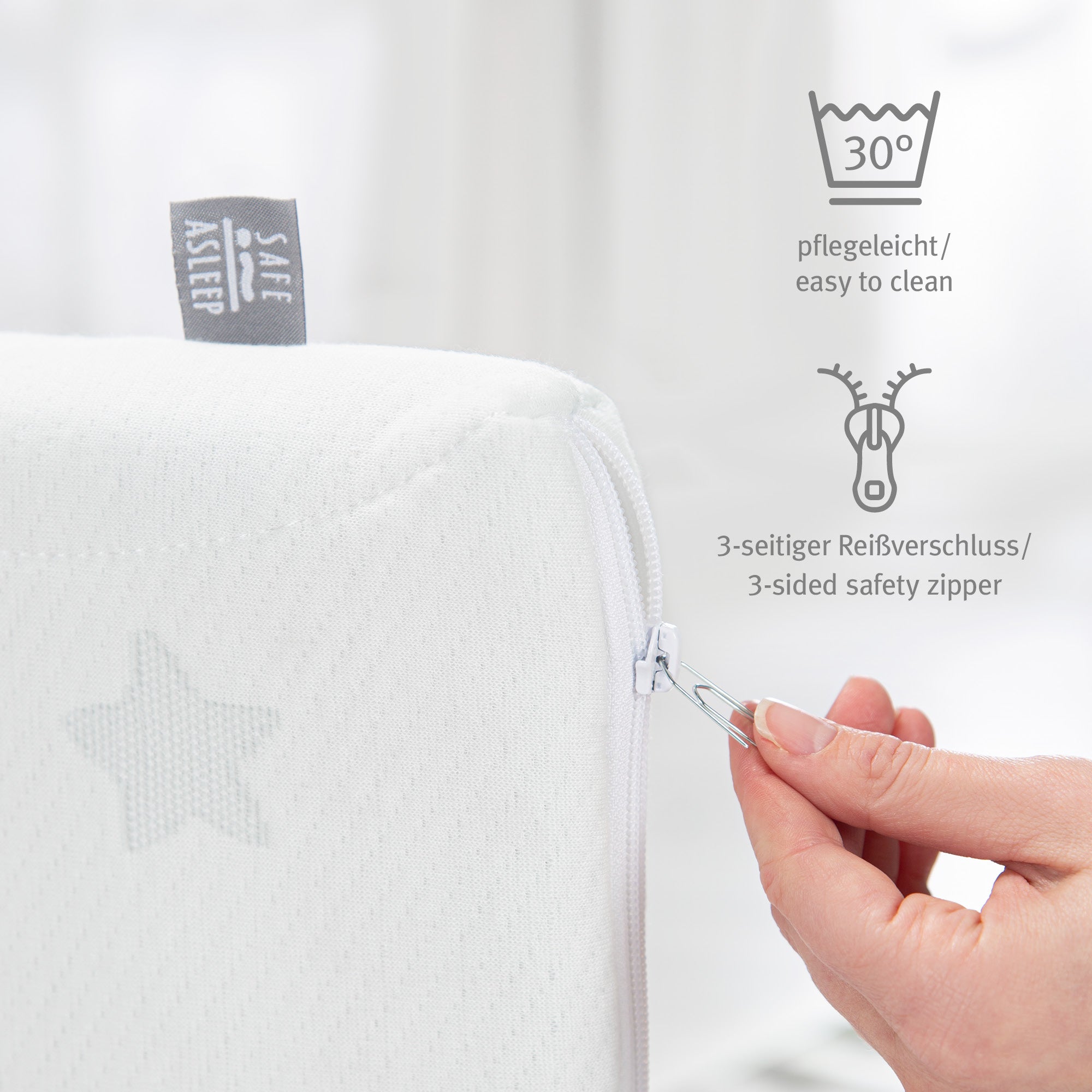 Roba 213068WE Babybettmatratze Air Balance, 70x140 weiß – Matratzen - Produktbild 5