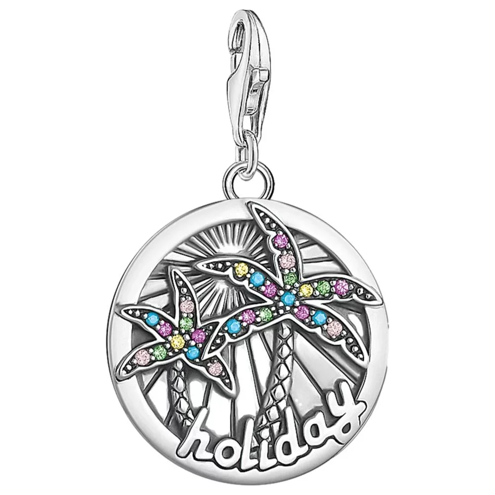 Thomas Sabo Anhänger Charm-Club Coin Tropical 1768-342-7 Thomas, Sabo, Anhänger, Charm-Club, Coin, Tropical, 1768-342-7