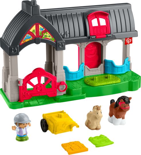 Fisher-Price, Little, People, Stable, Playset