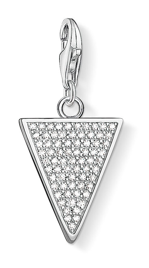 Thomas Sabo Anhänger Charm-Club Dreieck Schwarz 1580-051-14 Thomas, Sabo, Anhänger, Charm-Club, Dreieck, Schwarz, 1580-051-14, Zubehor, Diamant, Edelstein, Schmuck, Ohrring
