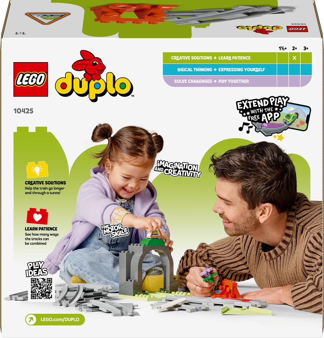 LEGO® DUPLO® Eisenbahntunnel und Schienen - Erweiterungsset 10425 