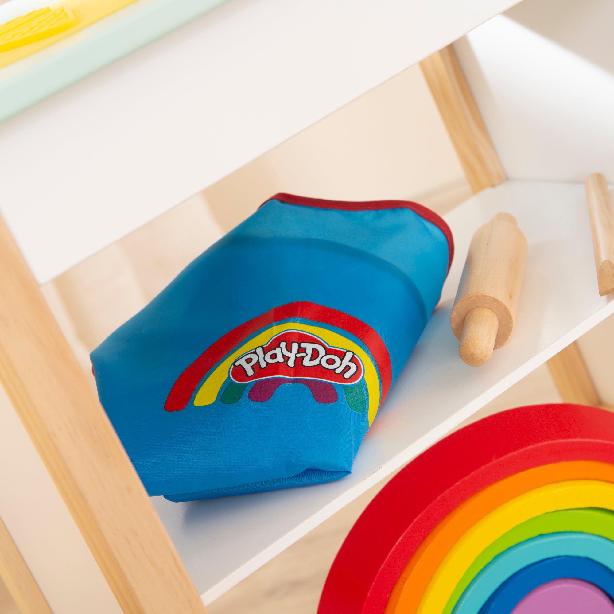 Roba 450024PD1ZU Schulpult mit Stuhl roba x Play-Doh weiß – Spielmöbel - Produktbild 9