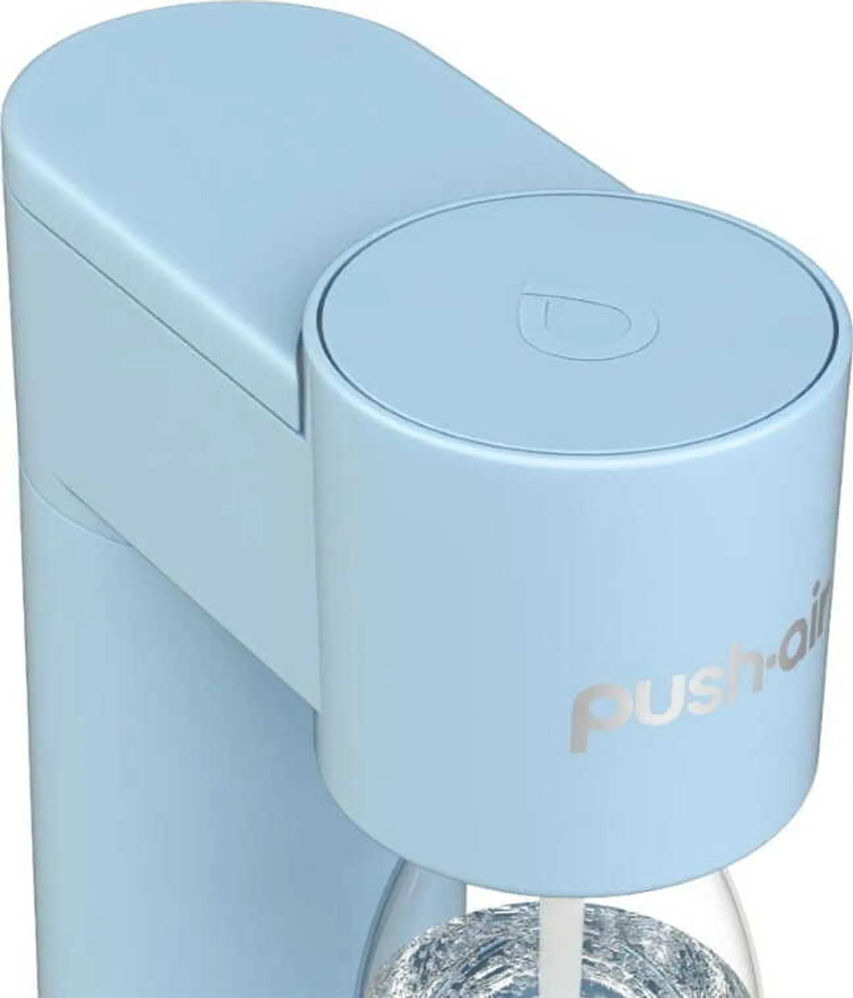 PEARLCO 502022 Wassersprudler PushAir inkl. 1 Kartusche Azur