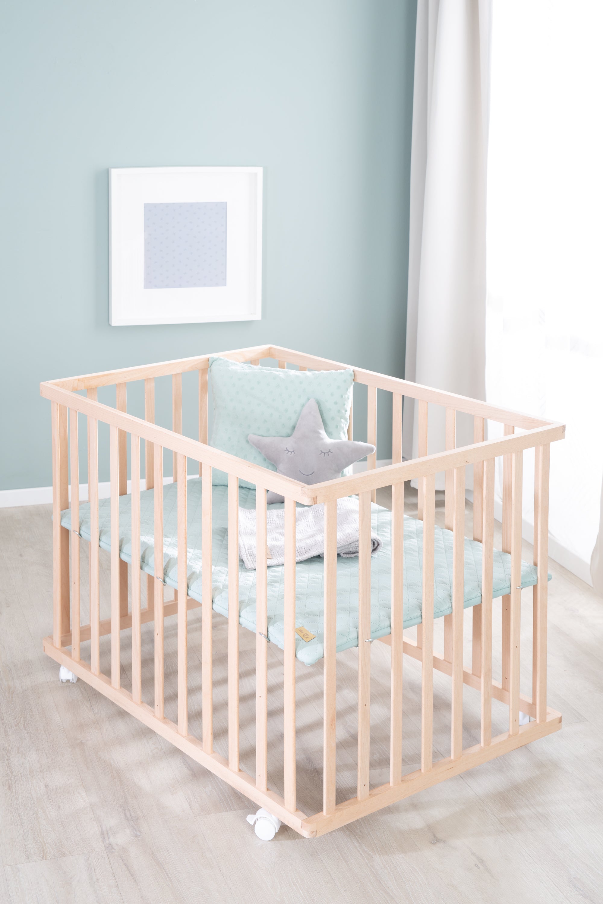 Roba 0241NAV241 Laufgitter 100x75 Frosty green Bio Buche natur - Produktbild 12