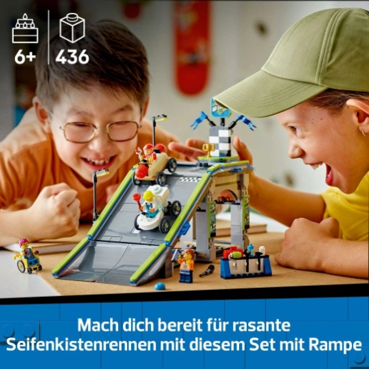 LEGO® City 60460 Keine Limits: Seifenkistenrennen mit Rampe