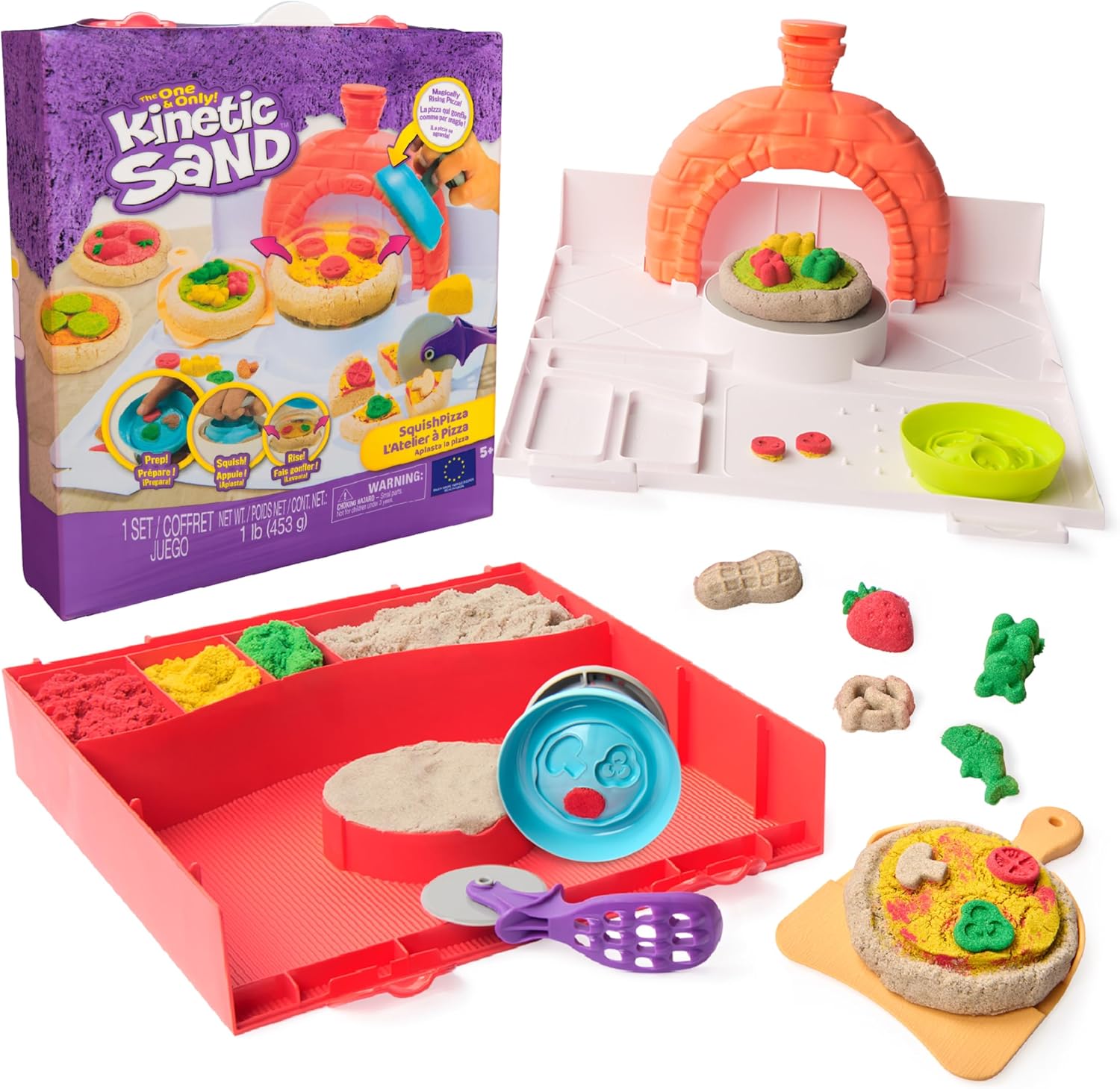 KNS, Kinetic, SandSquish, Pizza KNS Kinetic SandSquish Pizza