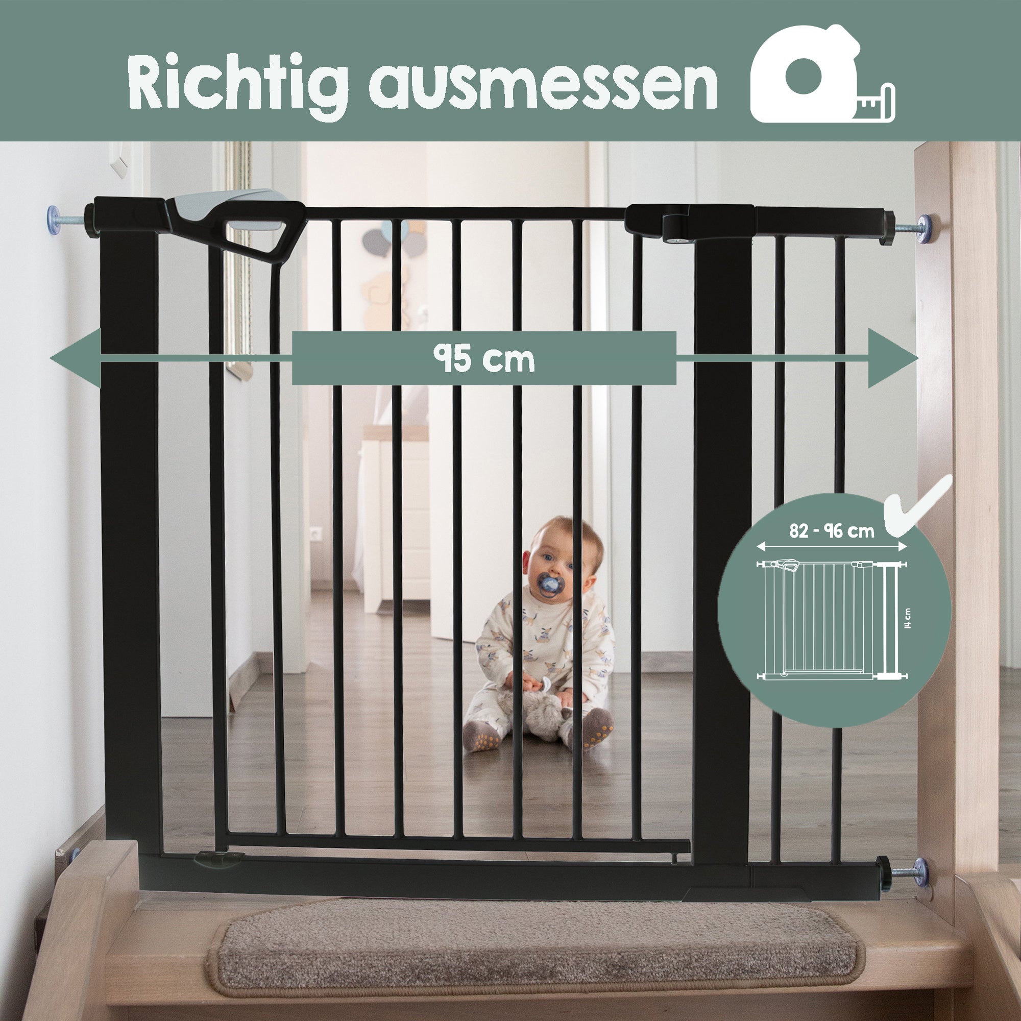 Roba 215047SM Türschutzgitter Metall - Produktbild 3