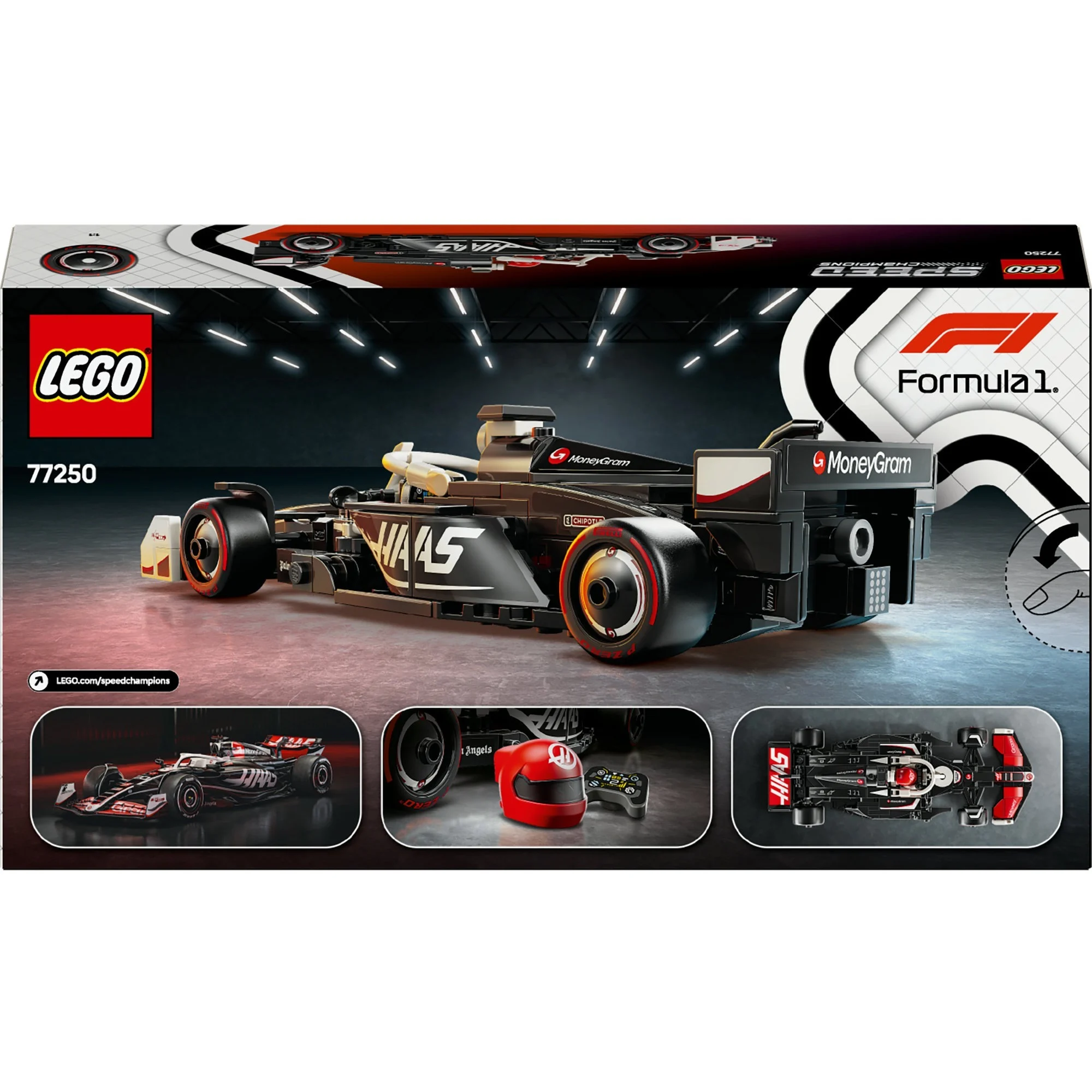 LEGO® Speed Champions MoneyGram Haas F1 Team VF-24 Rennauto 77250
