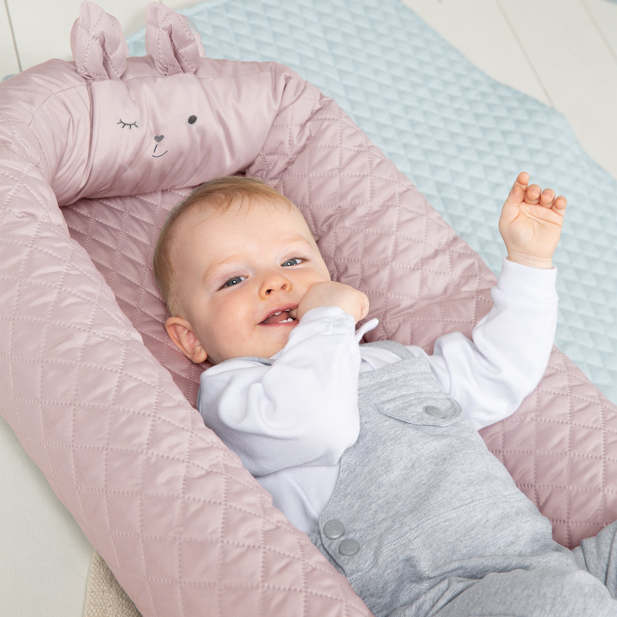 Roba 307100V229 Babylounge roba Style rosa – Babynester - Produktbild 2