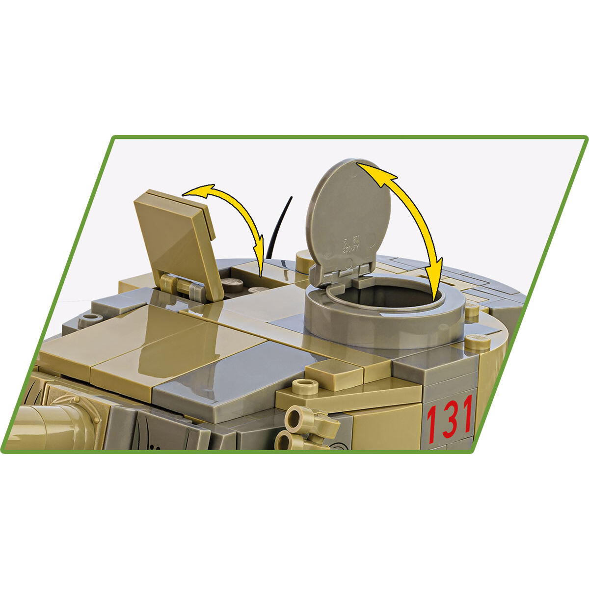 COBI 2588 - PANZER VI TIGER NO 131 SCALE 1:28 - Bild 12