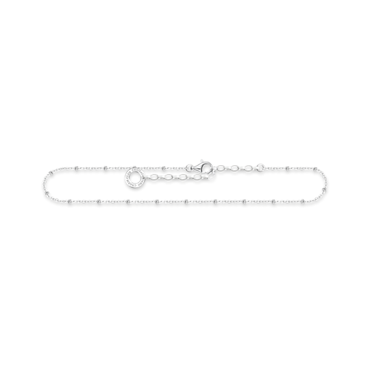 Thomas, Sabo, Fußkette, Dots, Silber, Länge, 27, Cm, Zubehor, Armreif, Schmuck, Kette, Rauchrohr