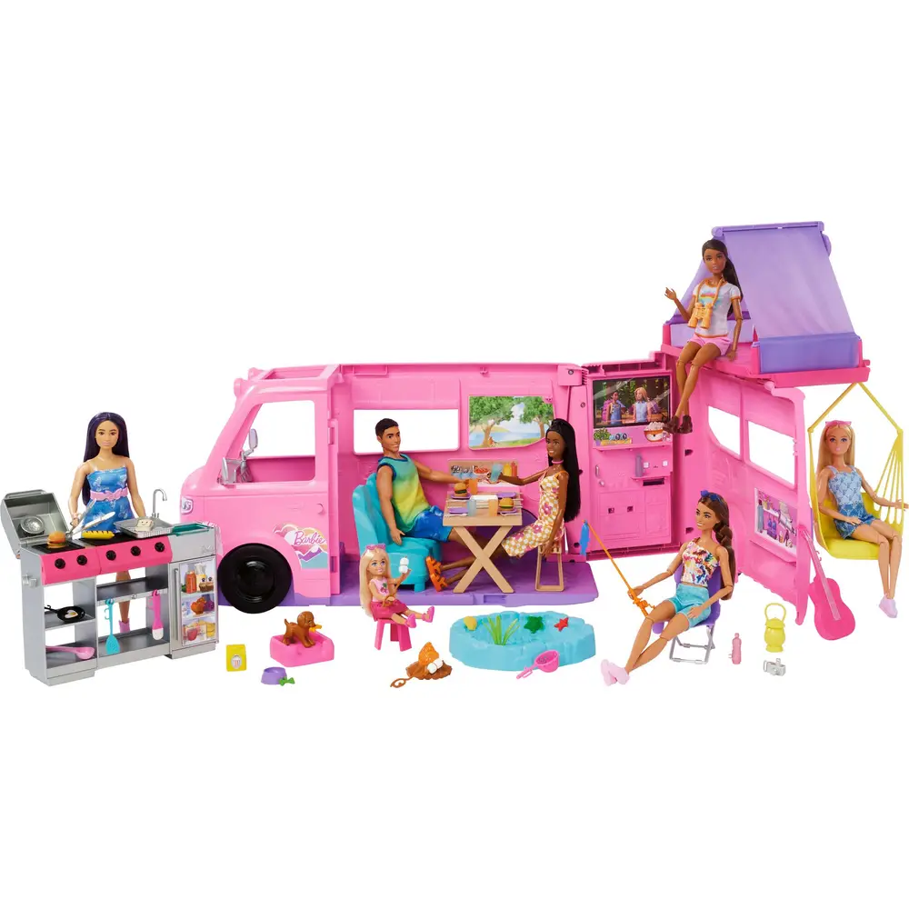 Barbie Super Abenteuer Camper Spielset