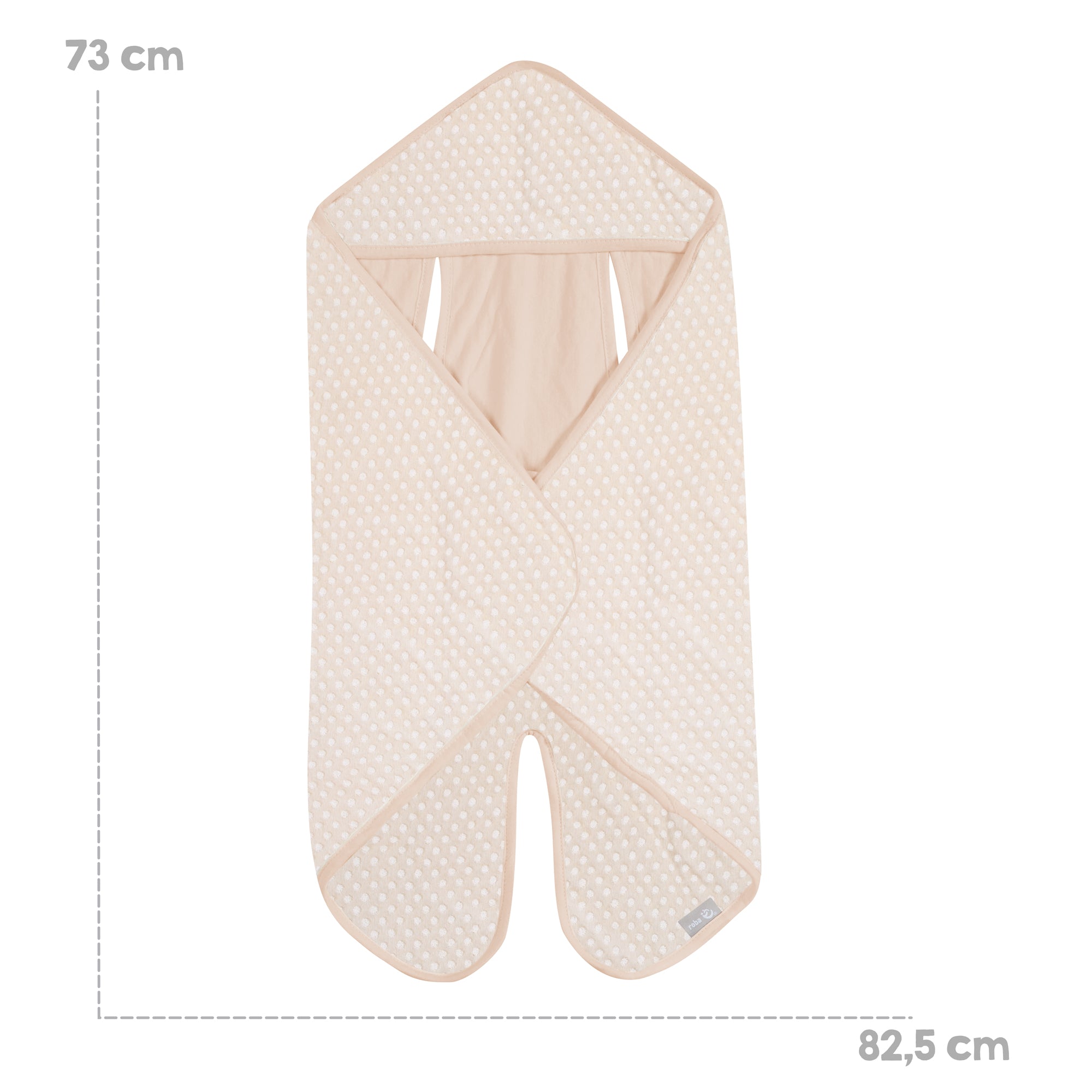 Roba 306117G284 Baby-Einschlagdecke frosty almond beige – Heim Textilien - Produktbild 2