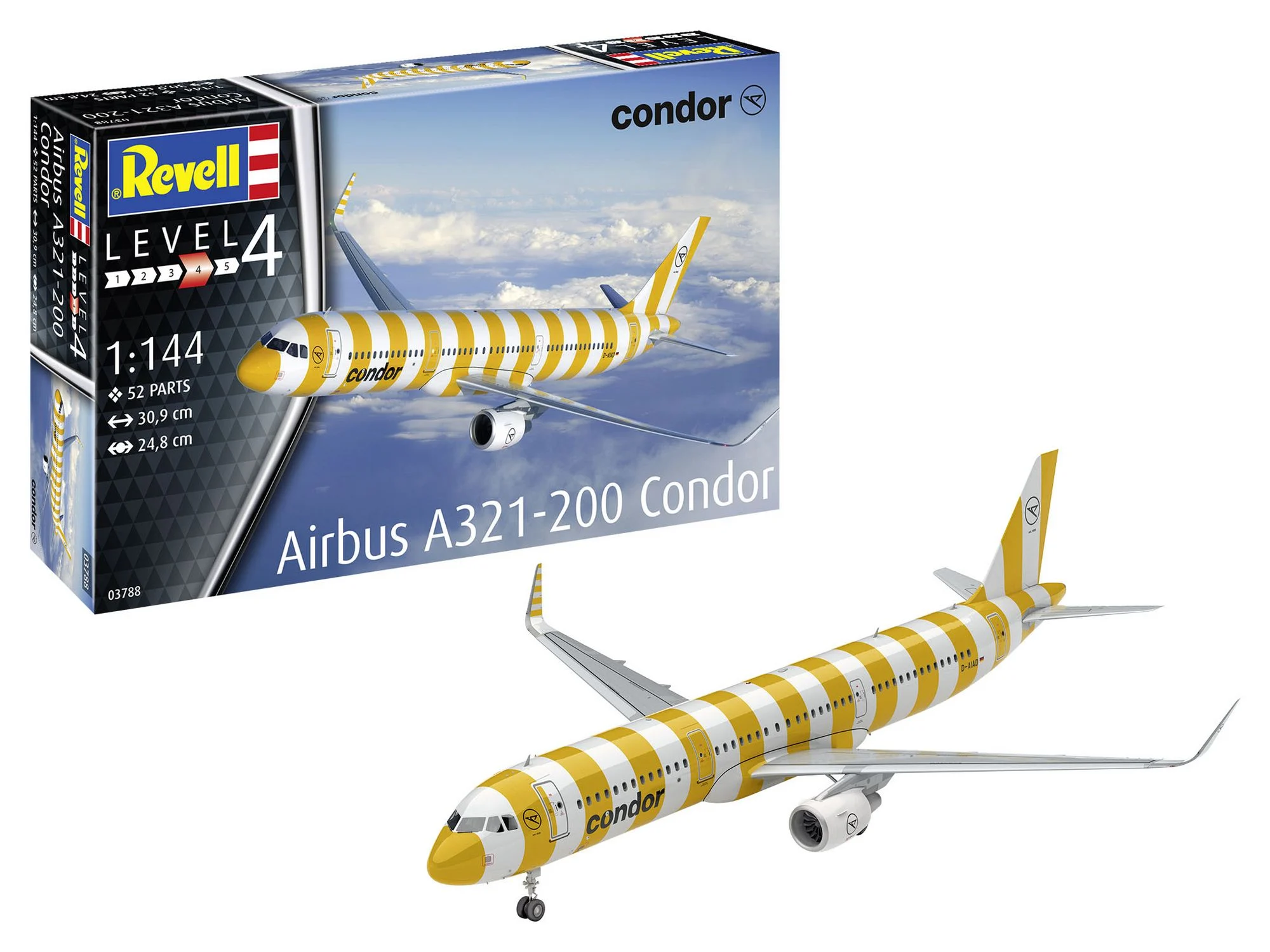 Revell 03788 Airbus A321-200 Condor Modellbausatz 1:144 Revell 03788 Airbus A321-200 Condor Modellbausatz 1:144