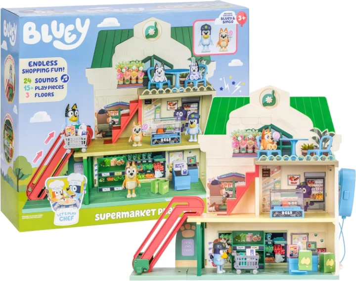 BLUEY Supermarkt Spielset