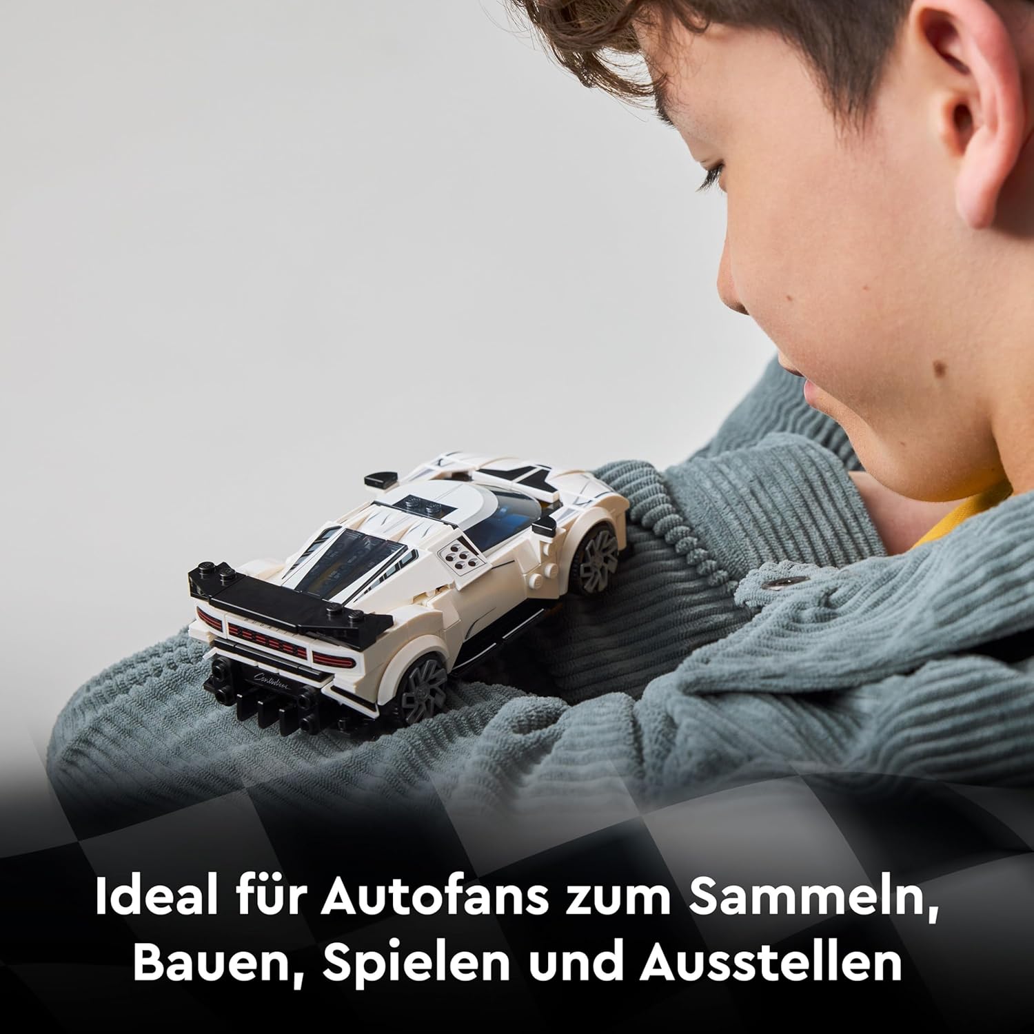 LEGO Speed Champions 76919 McLaren Formel-1-Rennwagen in Schwarz und Papaya-Orange mit Rennfahrer-Minifigur