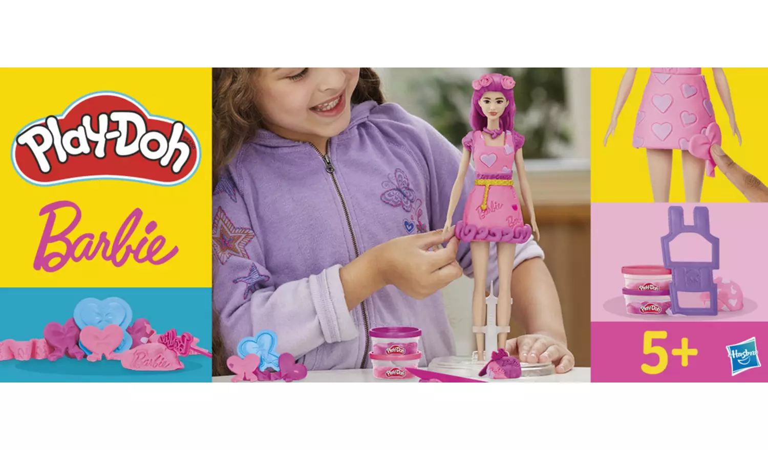 Play-Doh Barbie Herzen & Haare